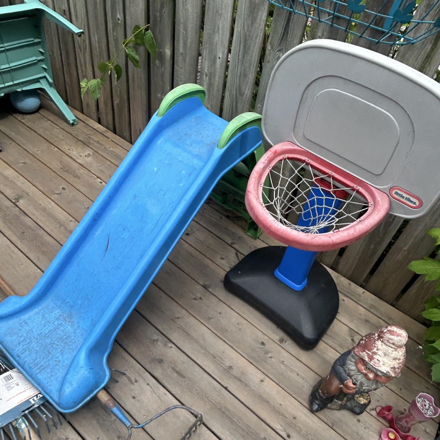 Little Tikes Slide and Basketball Set