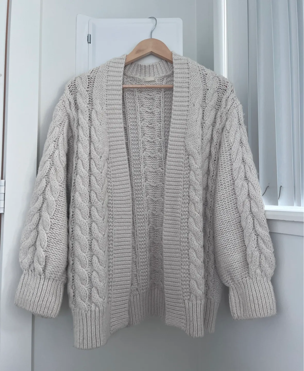 GU Cream Knitted Cardigan thumbnail