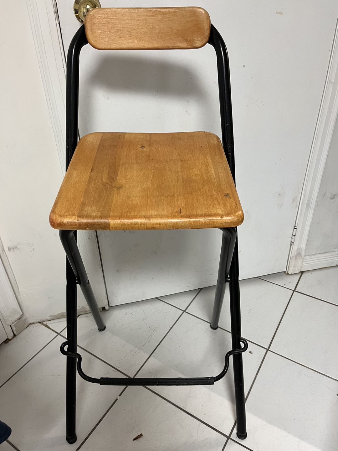 Wooden Folding Stool