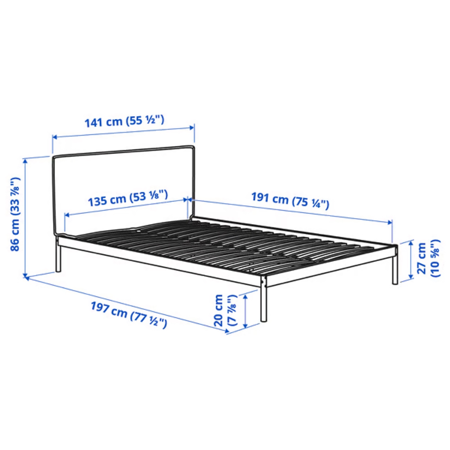 IKEA Queen Size Bed Frame - photo 2
