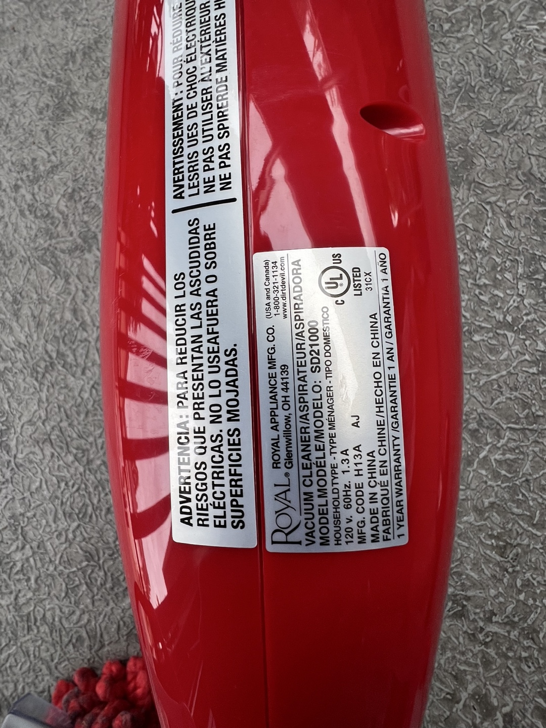 Dirt Devil SD21007 Vacuum Cleaner - photo 4