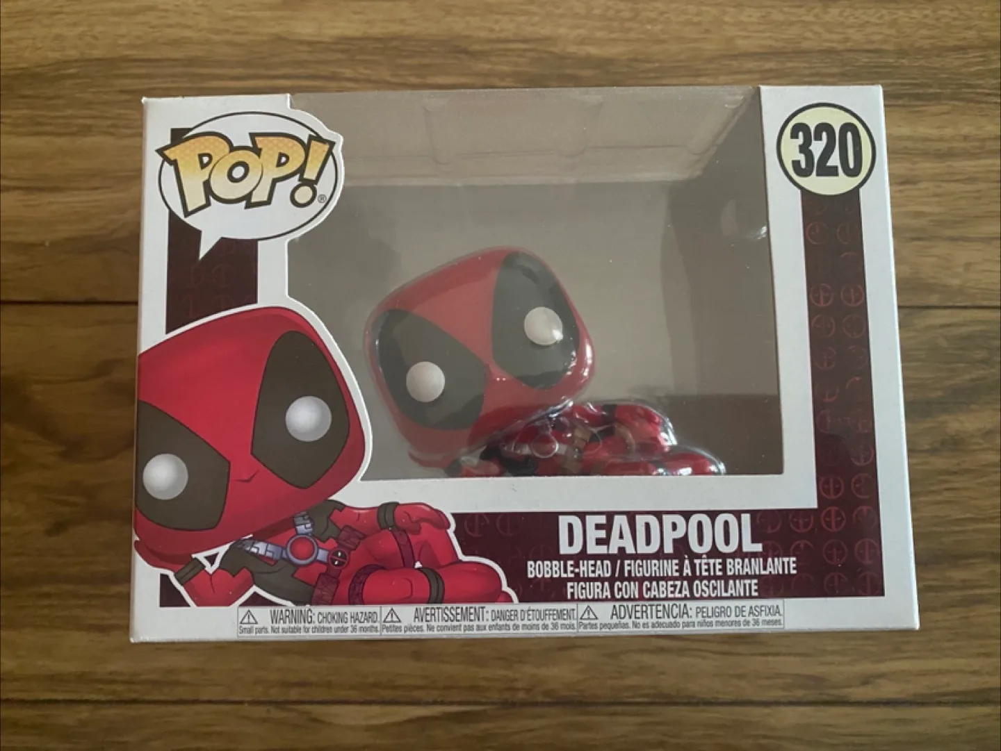 Funko Pop! Deadpool #320 Bobble-Head Figure thumbnail