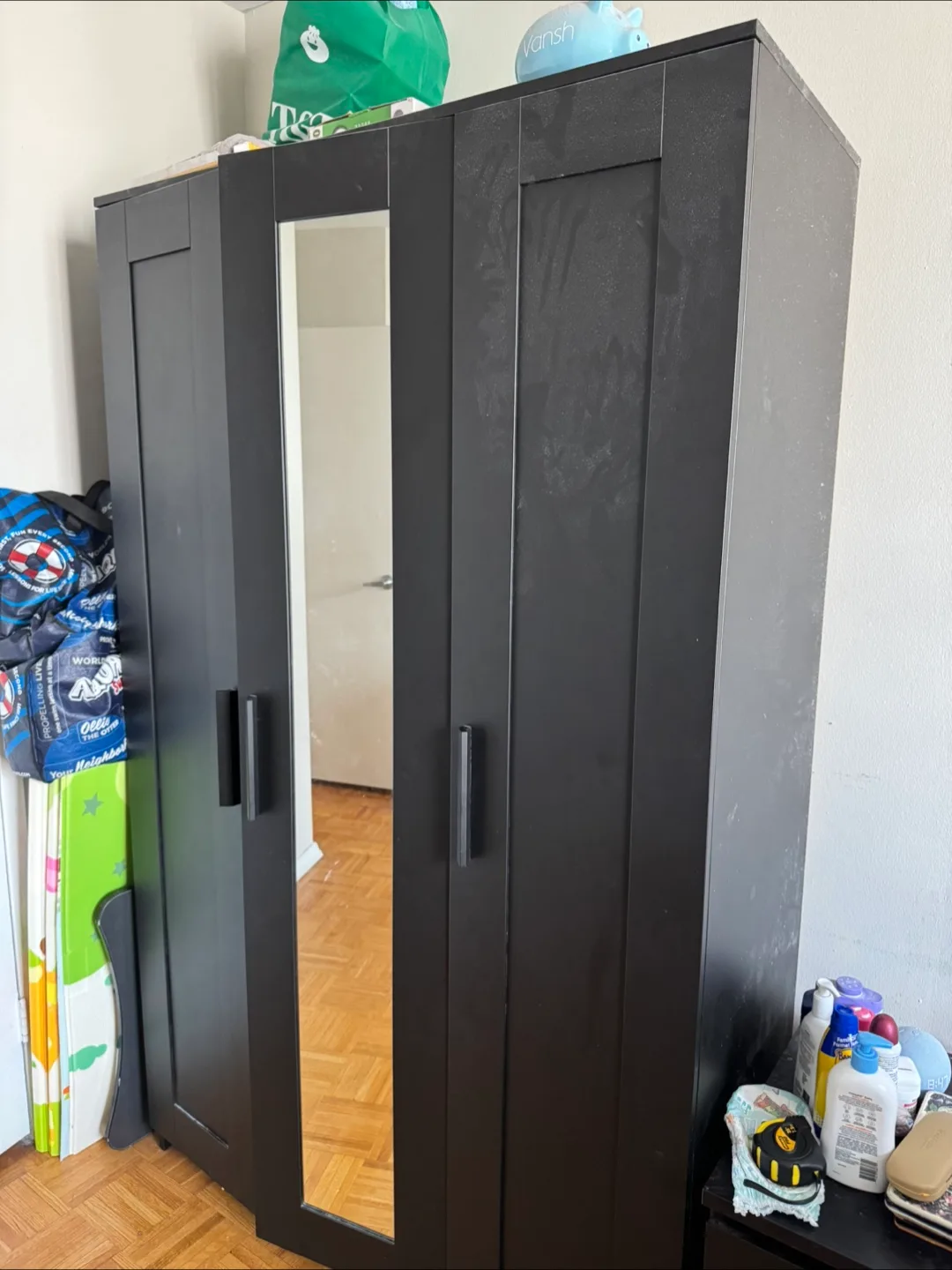 IKEA Wardrobe - Black thumbnail