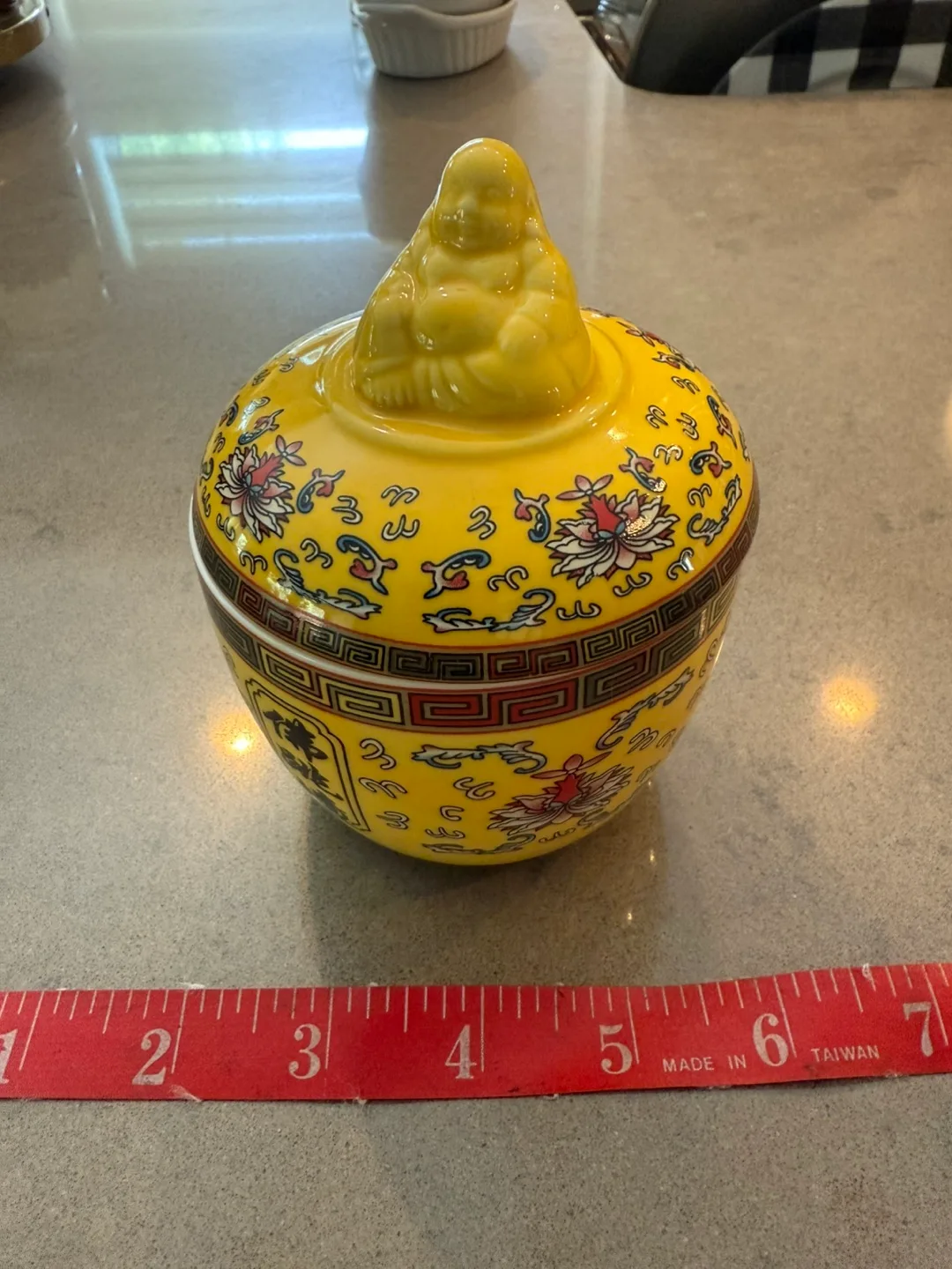 Yellow Buddha Candy Dish thumbnail