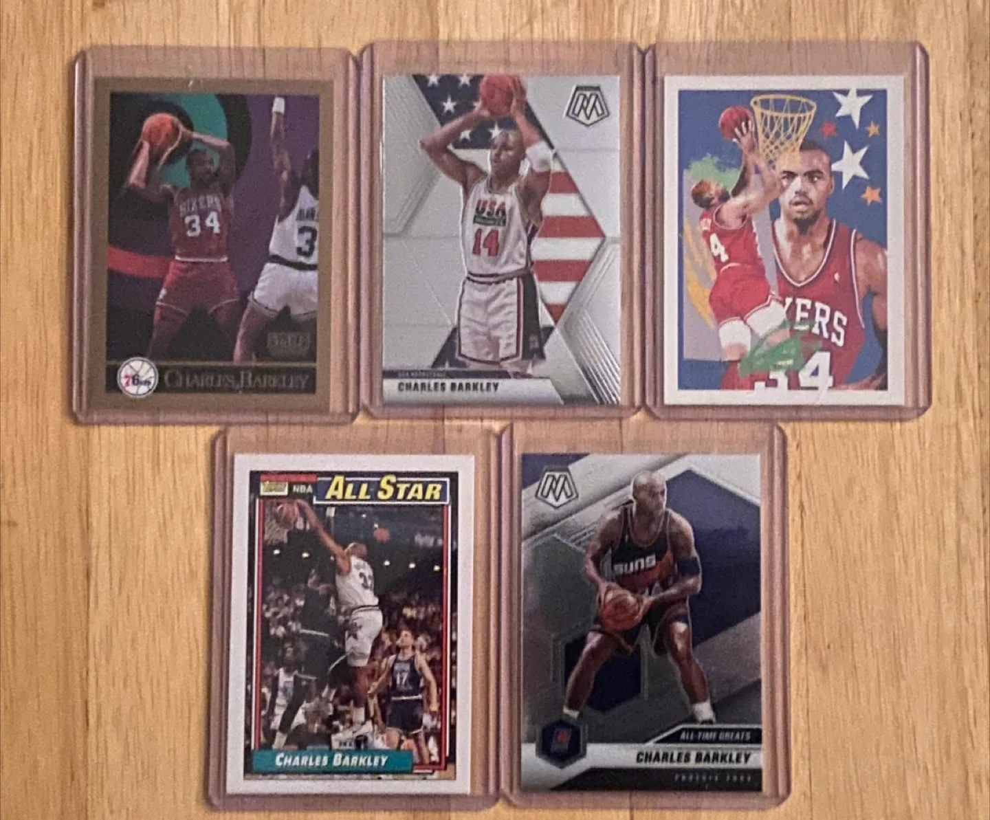 Charles Barkley Basketball Cards - Lot of 5 thumbnail