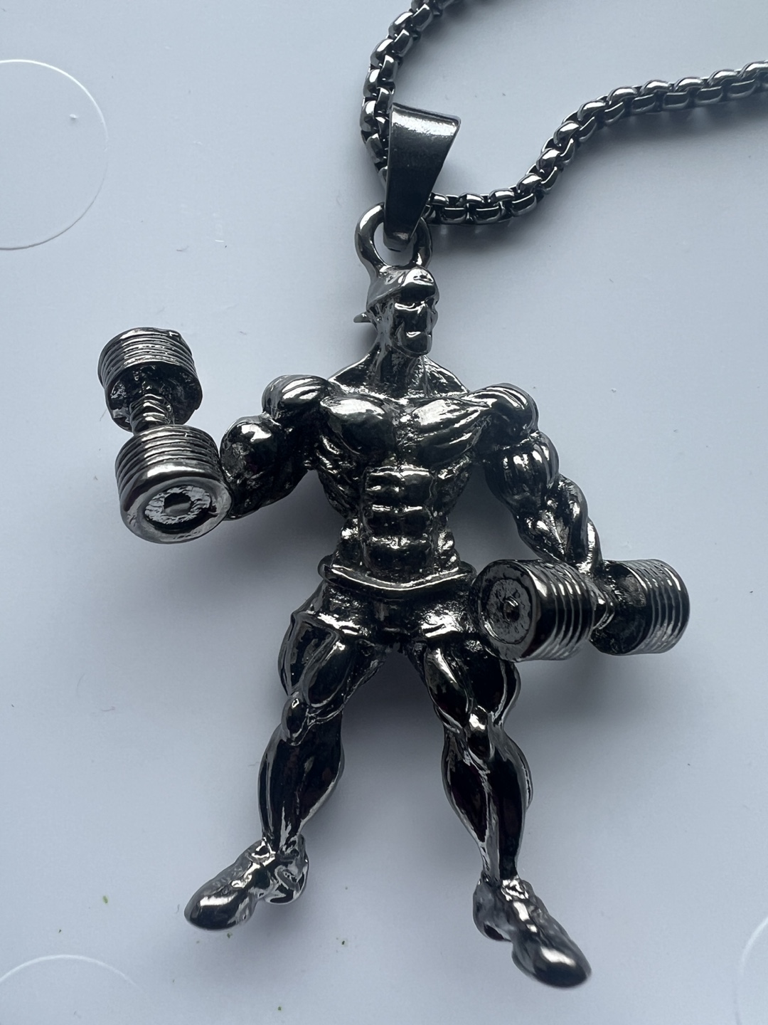 Weightlifter Pendant Necklace - photo 2