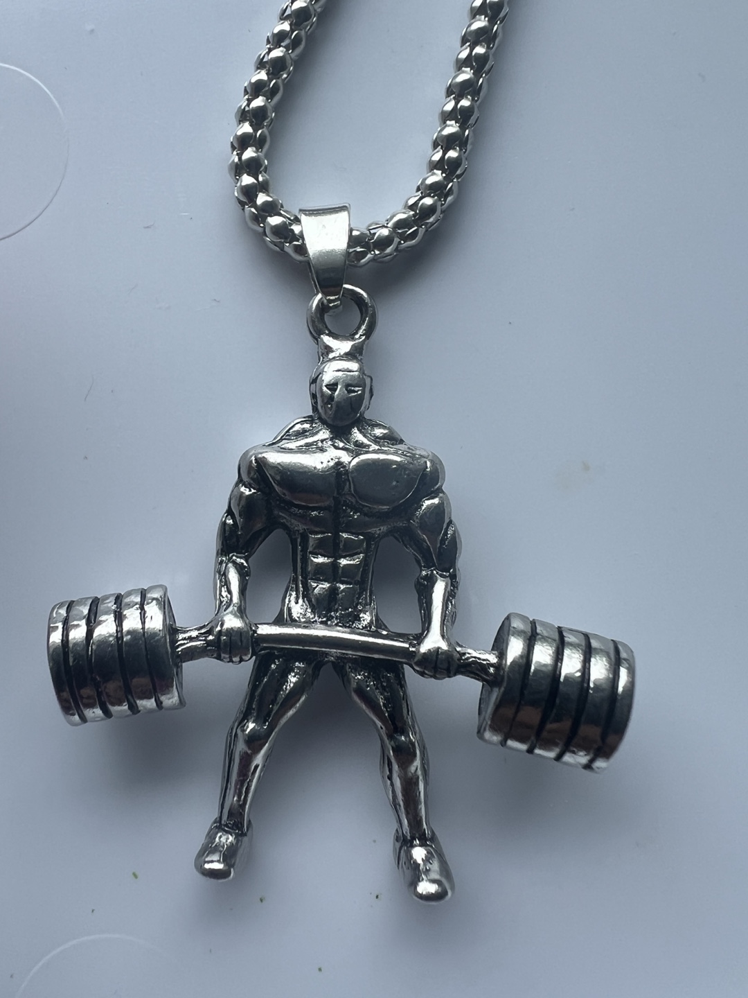 Weightlifter Pendant Necklace - photo 4