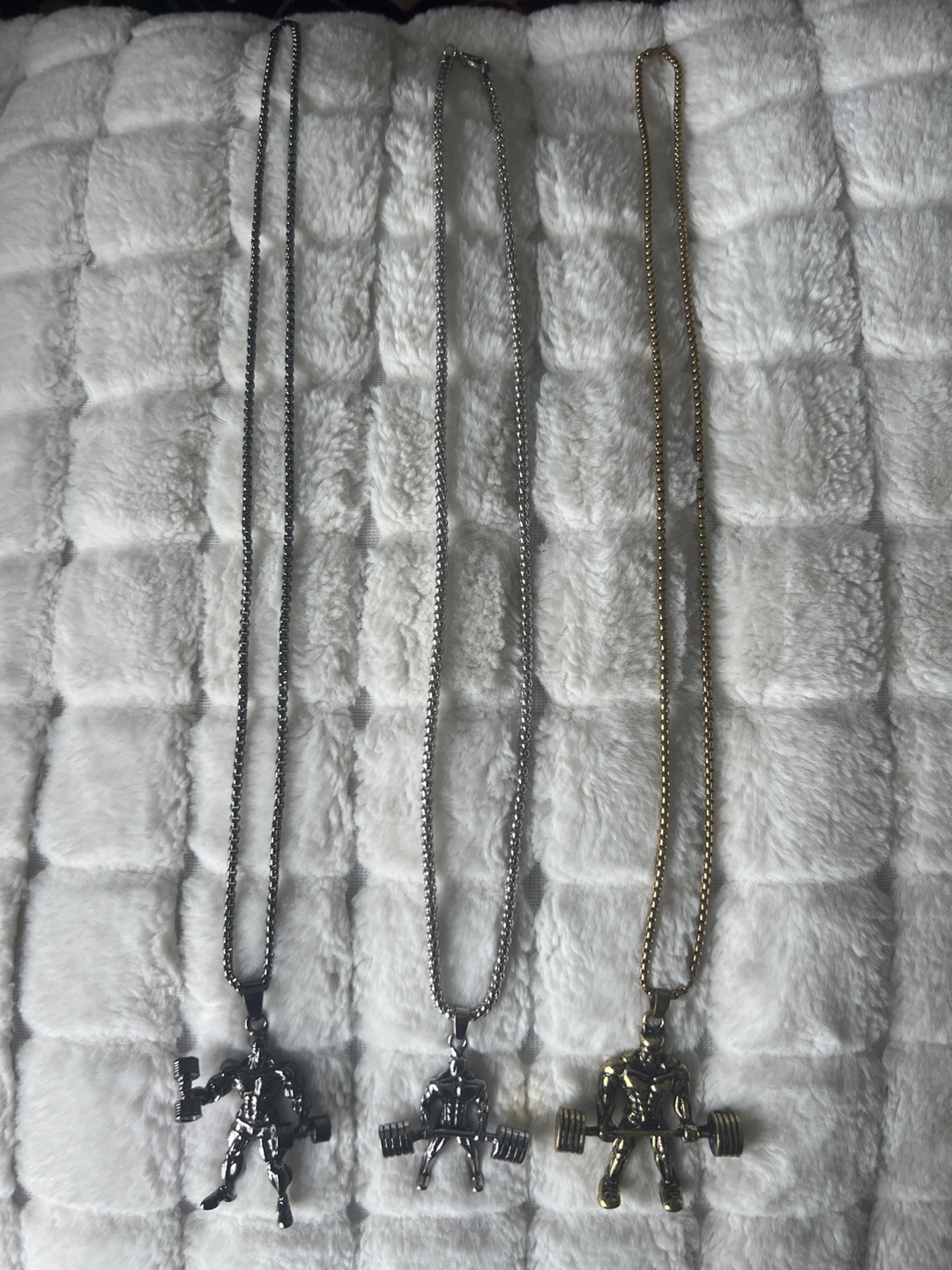 Weightlifter Pendant Necklace - photo 5