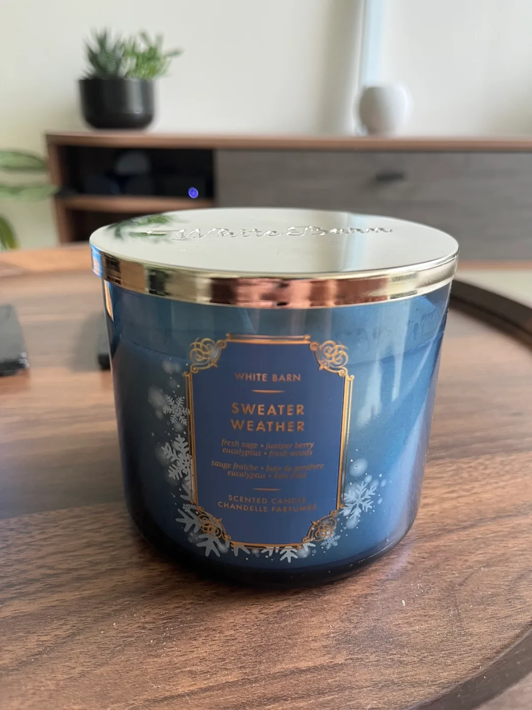 White Barn Sweater Weather Scented Candle thumbnail