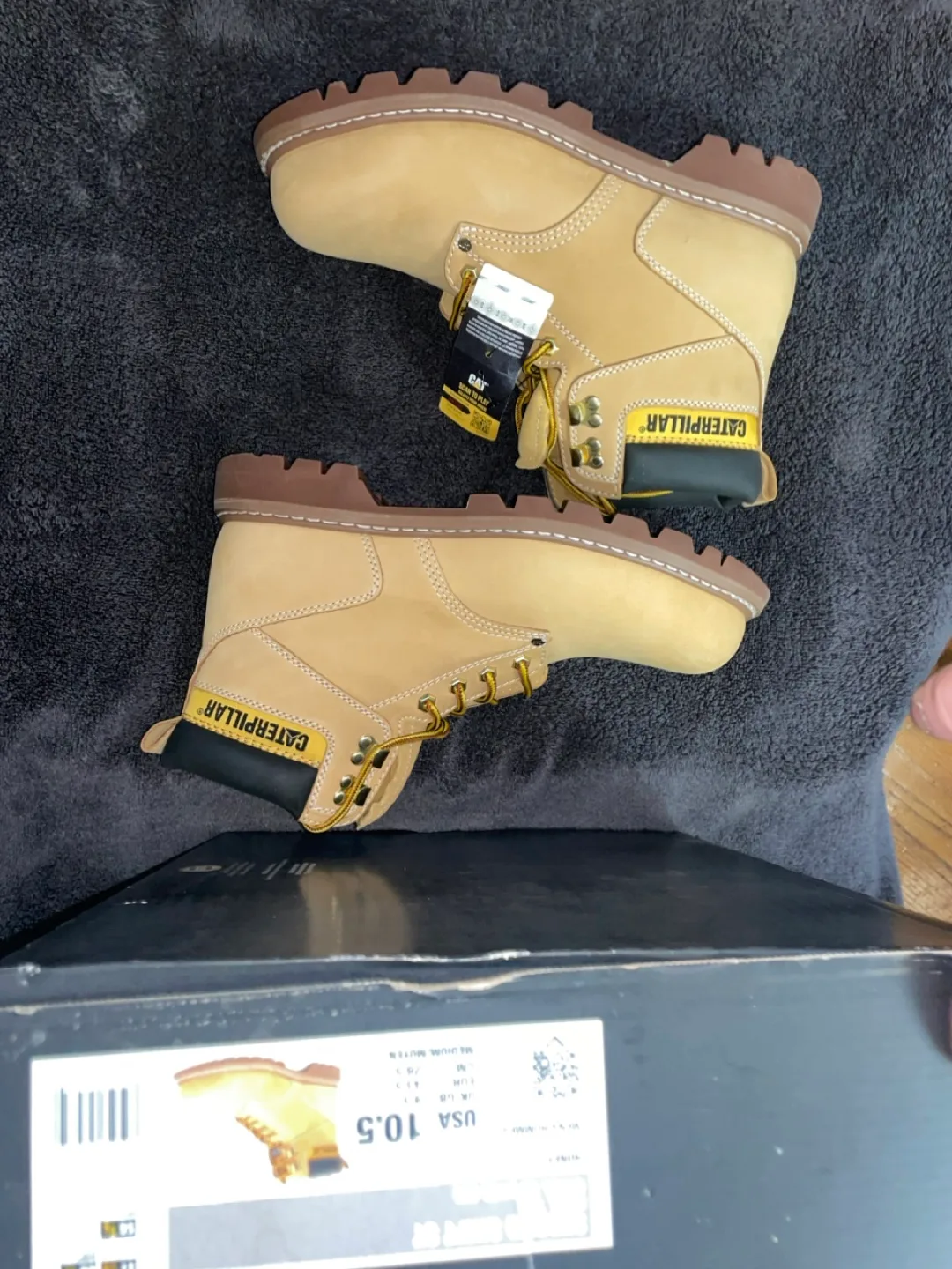 Caterpillar Second Shift ST steel toe Boots - Men's US 10.5 thumbnail