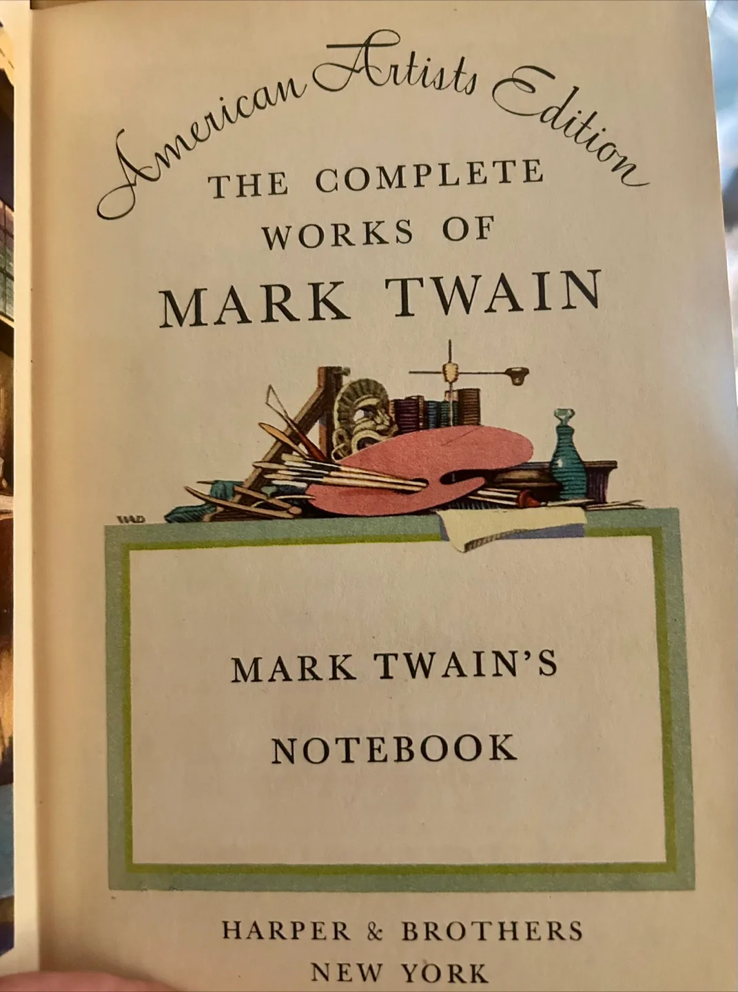 The Notebook of Mark Twain first edition thumbnail