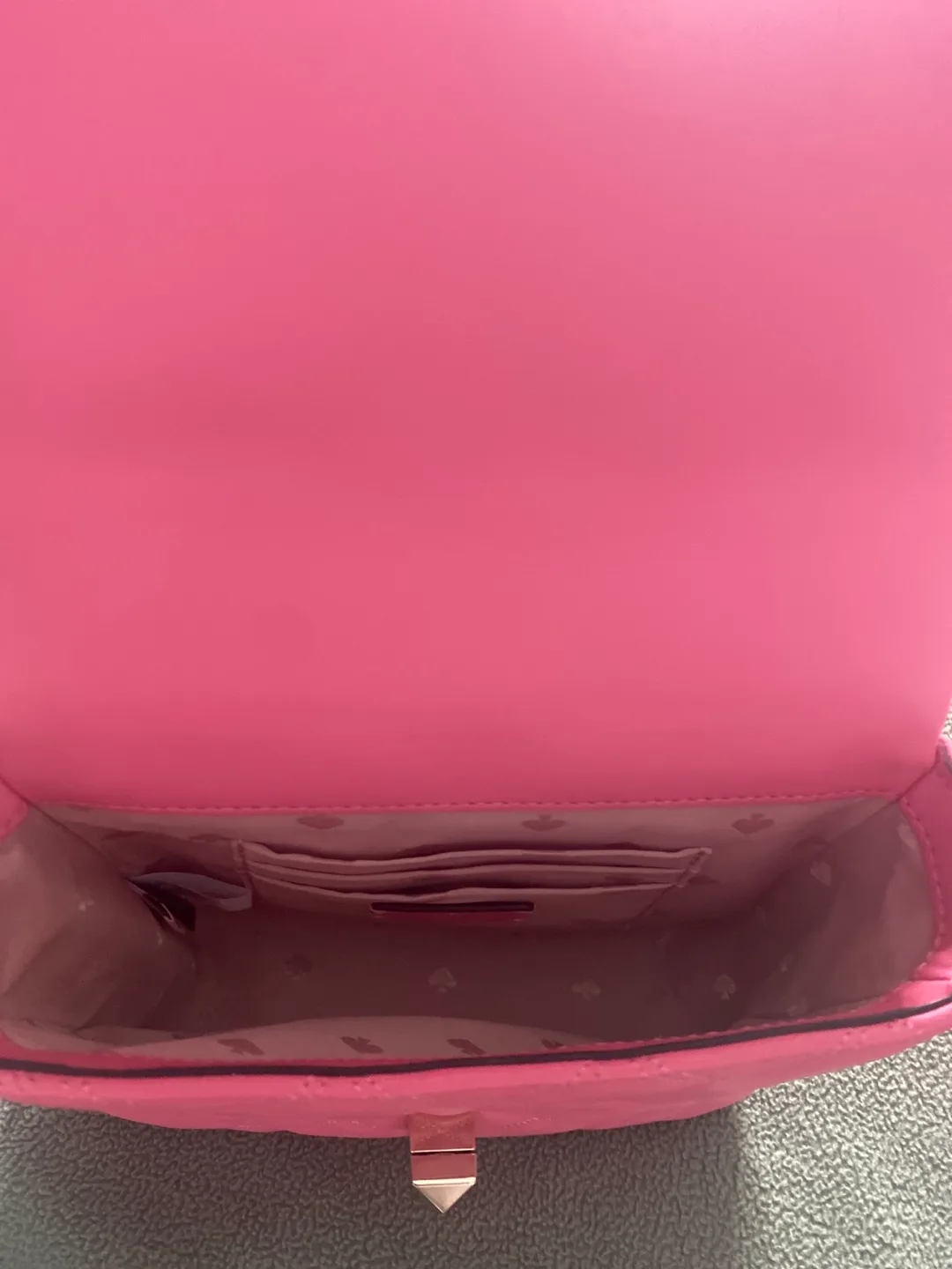 Kate Spade Pink Quilted Leather Handbag image indicator(2)