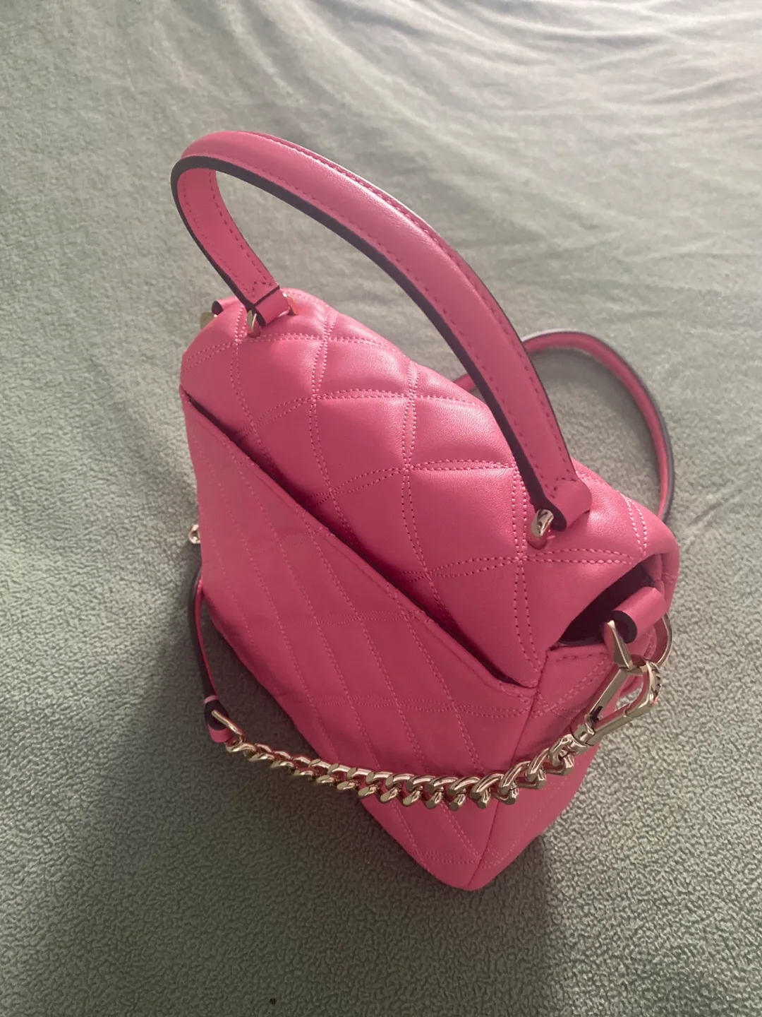 Kate Spade Pink Quilted Leather Handbag image indicator(3)