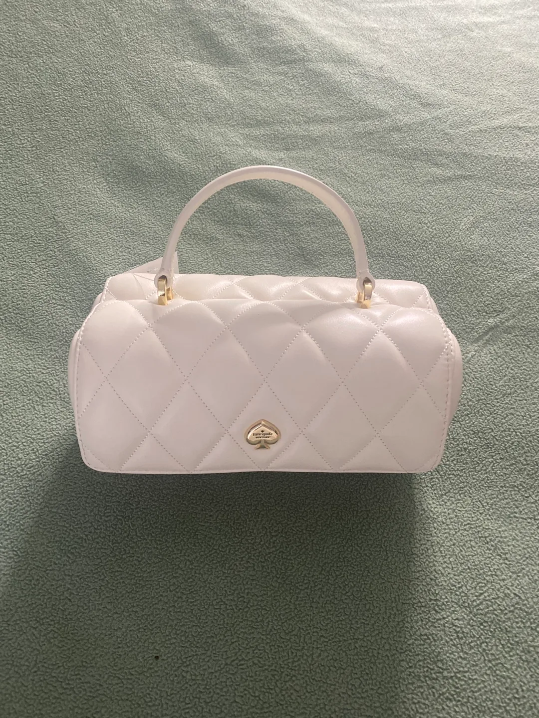 Kate Spade Pink Quilted Leather Handbag image indicator(5)