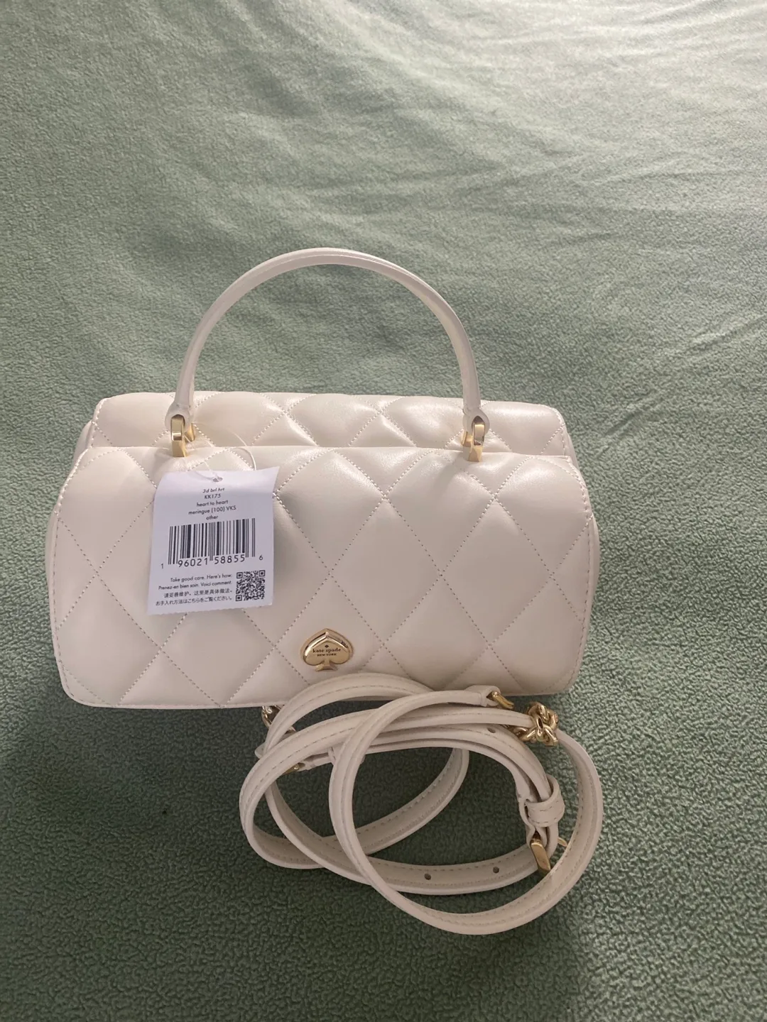 Kate Spade Pink Quilted Leather Handbag image indicator(6)