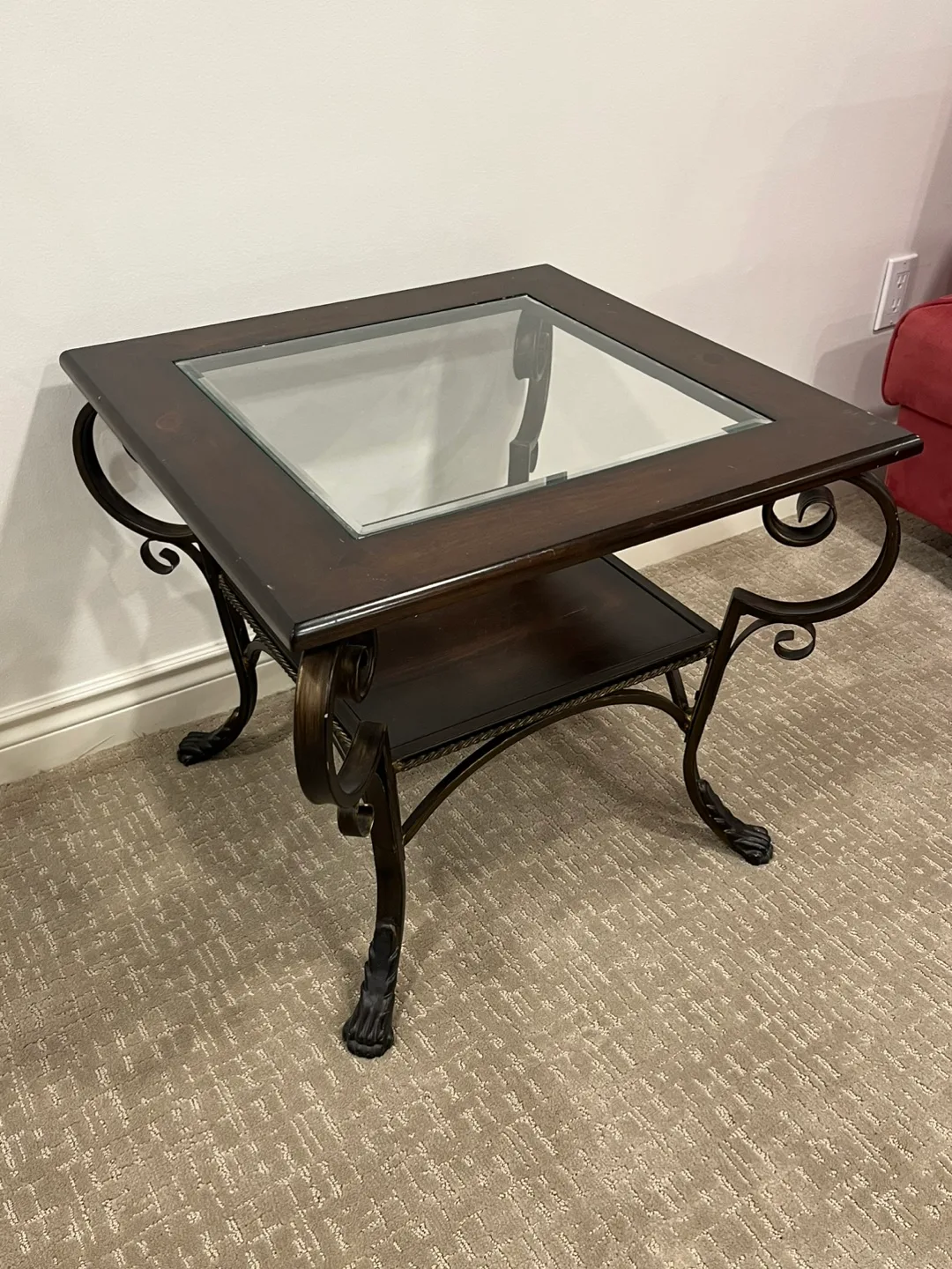 Glass Top Coffee Table & End Table image indicator(3)