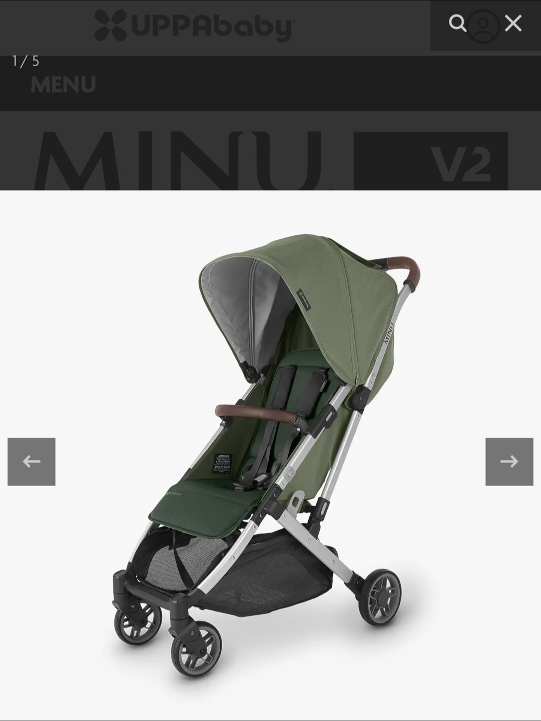 UPPAbaby Minu V2 Stroller - Lightweight