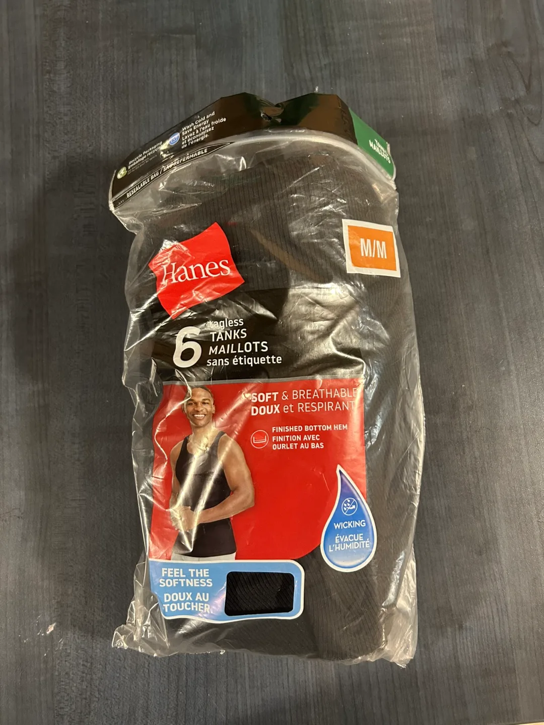 Hanes Tagless Tanks - 6 Pack - M/M image indicator(3)