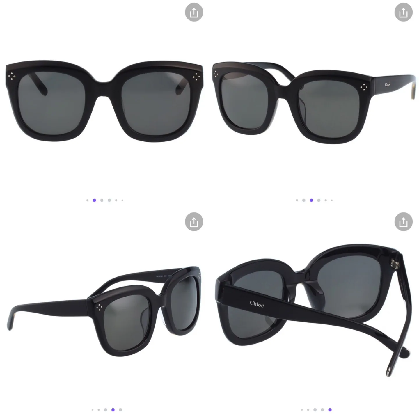 Chloé Black Sunglasses image indicator(9)