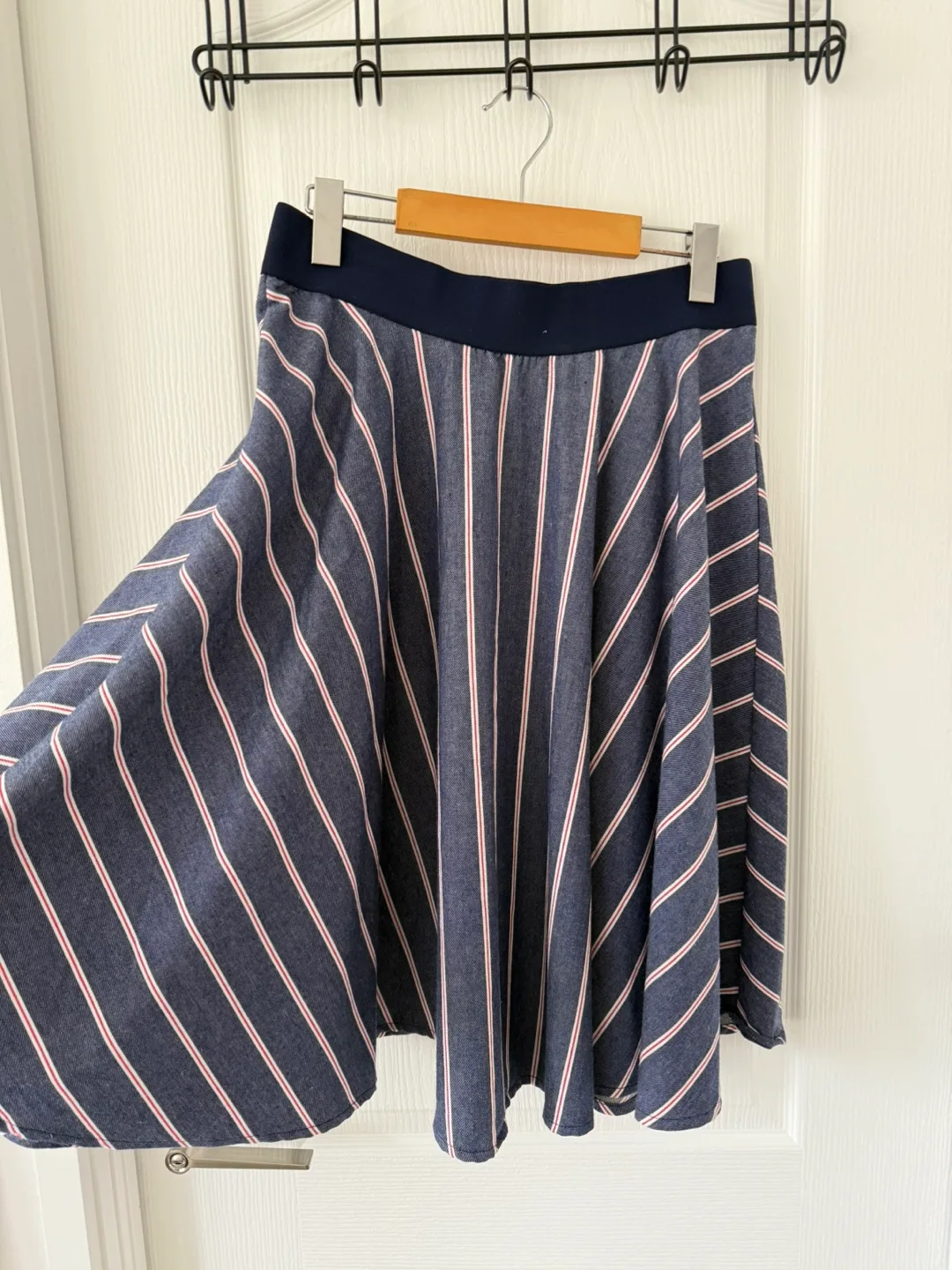 Blue Striped Circle Skirt image indicator(3)