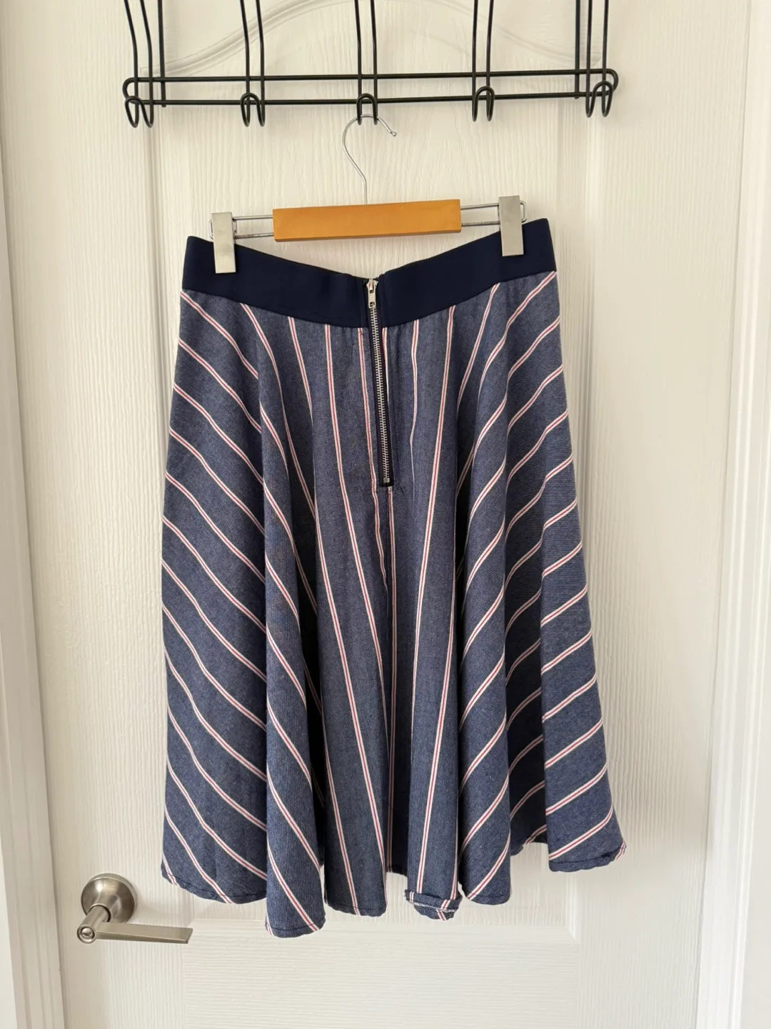 Blue Striped Circle Skirt image indicator(2)