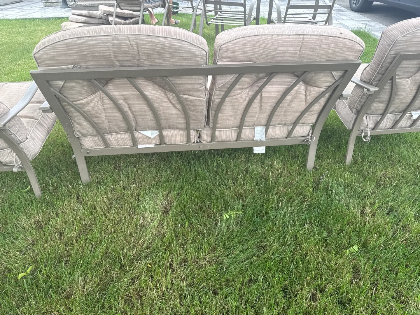 Outdoor Patio Furniture Set - Chairs & Loveseat image indicator(6)