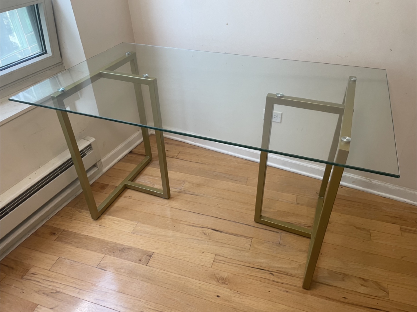 Glass Top Dining/Office Table - photo 3