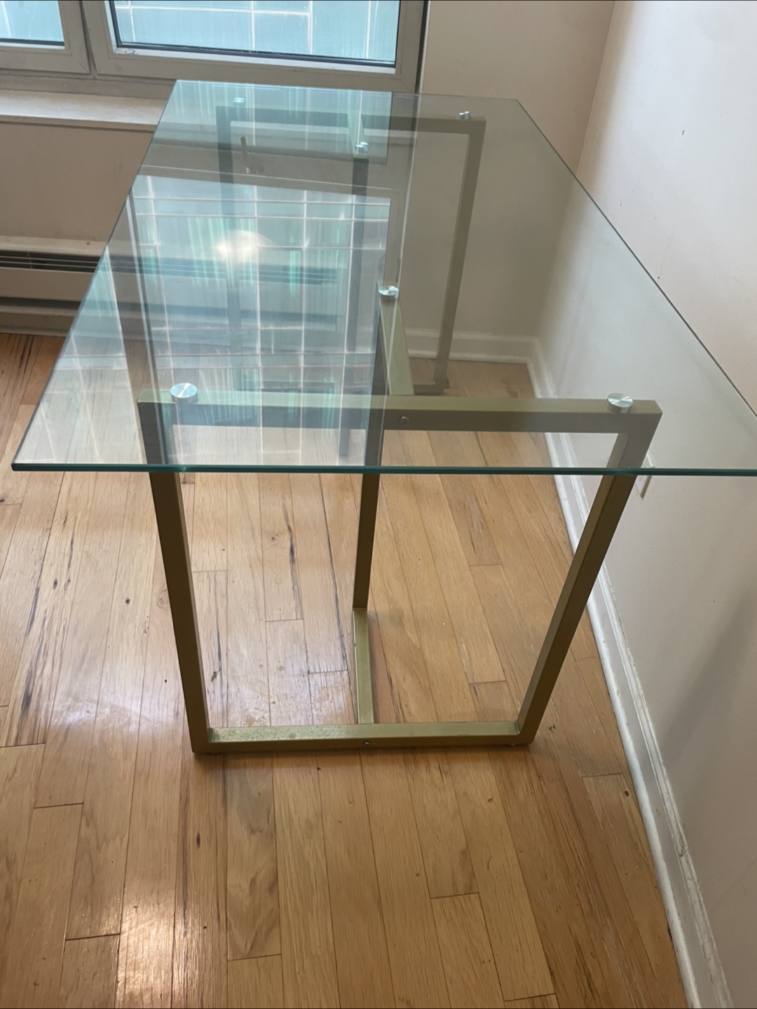 Glass Top Dining/Office Table - photo 2