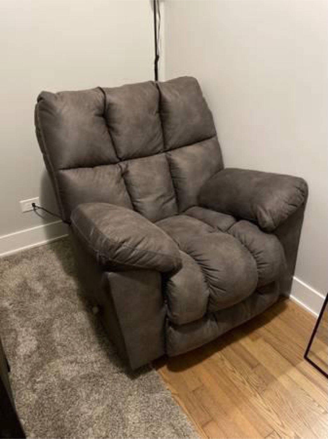Gray Recliner Chair