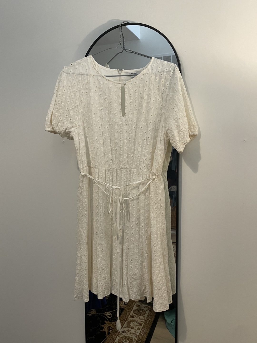 Madewell Eyelet Mini Dress - Size 8