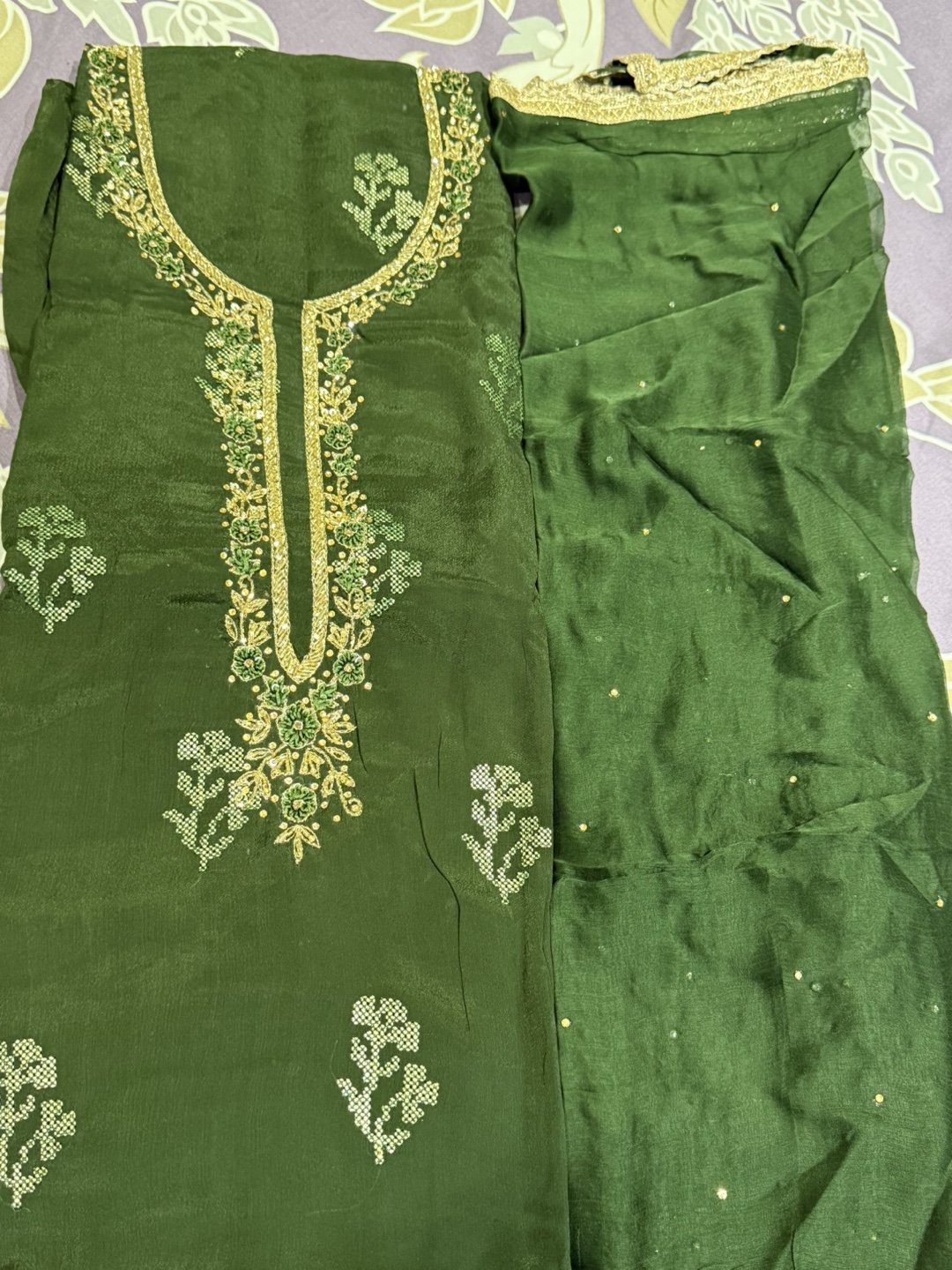 Unstitched Punjabi suit - photo 3