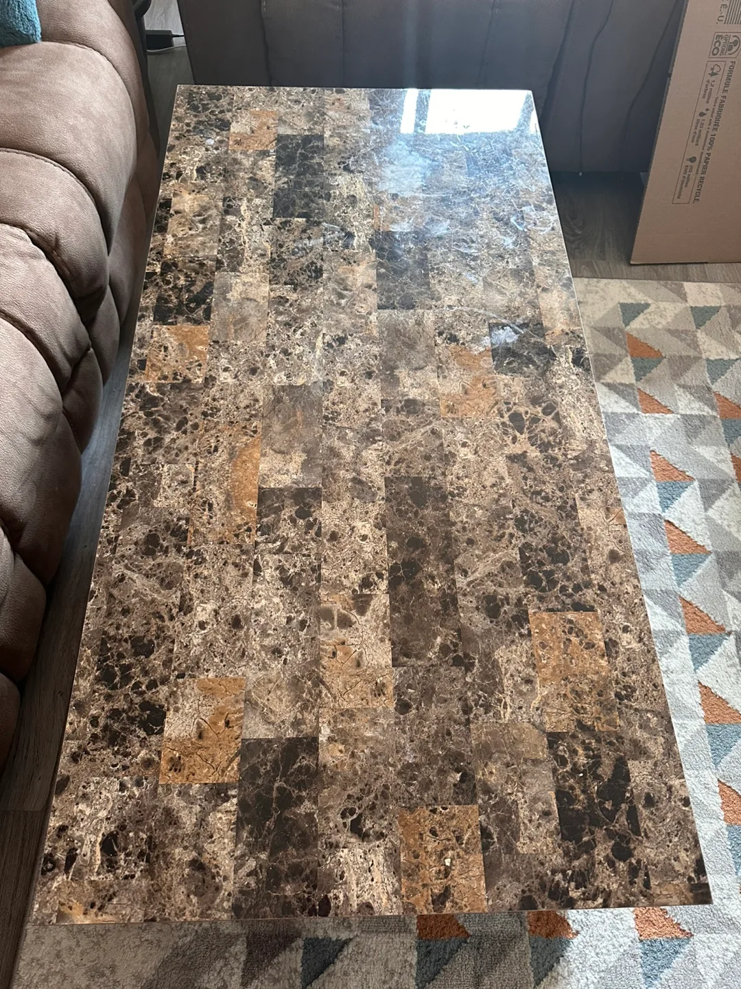 Marble Pattern Coffee Table thumbnail