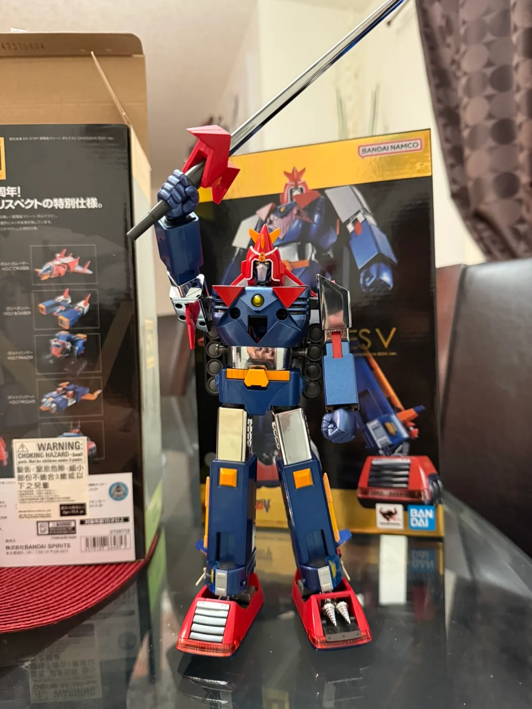 Bandai Tamashii Nations Voltes V Soul of Chogokin 50th Ver thumbnail
