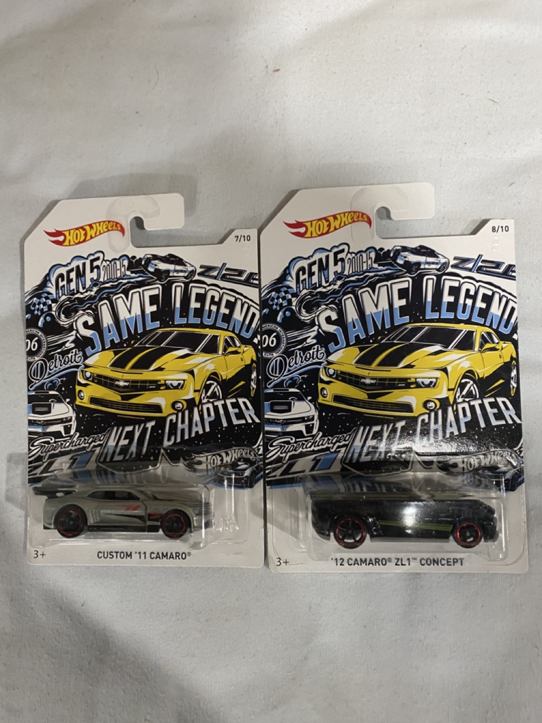 Hot Wheels Custom '11 Camaro & '12 Camaro ZL1 Concept