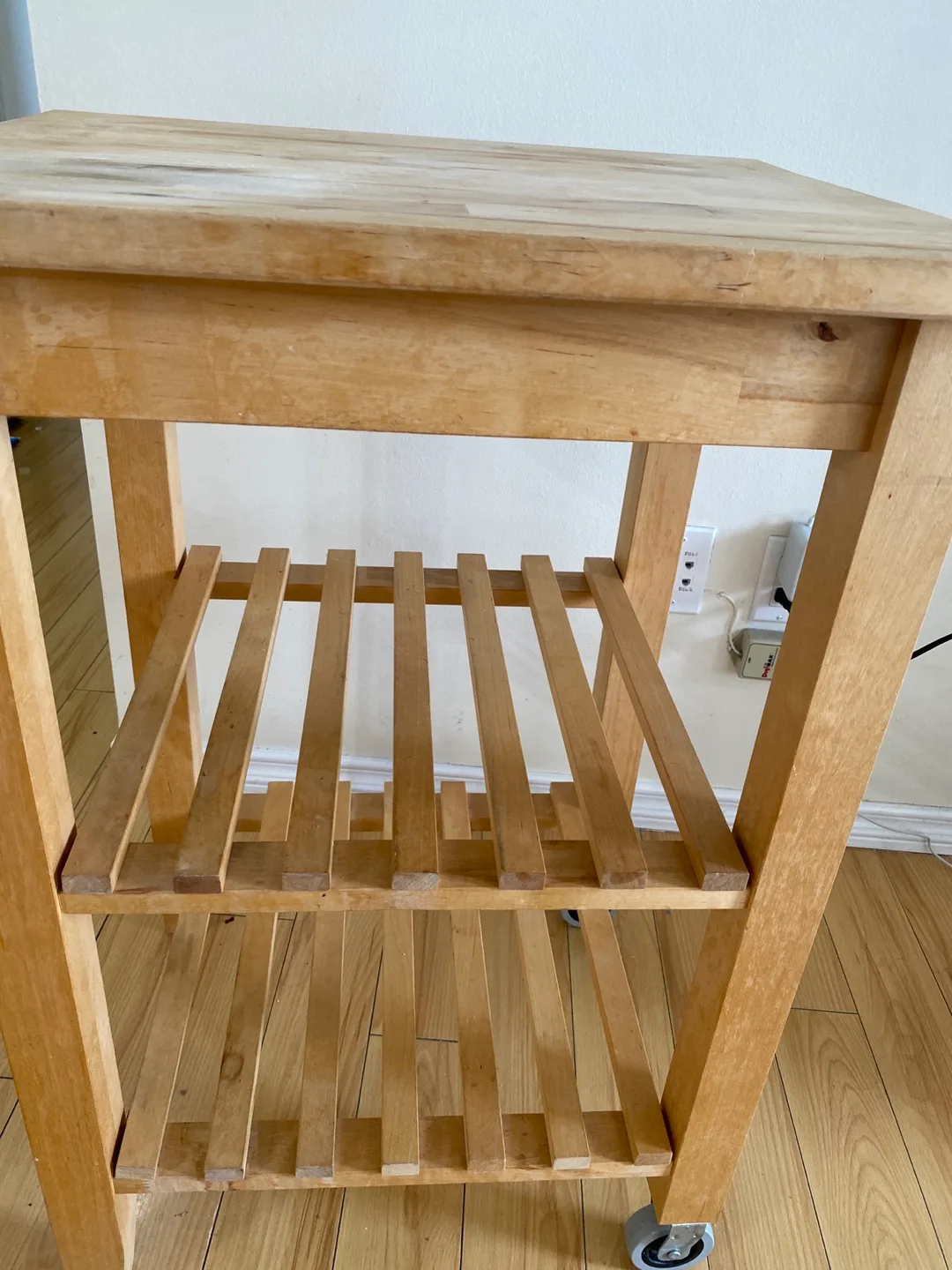 Wooden Kitchen Cart image indicator(2)