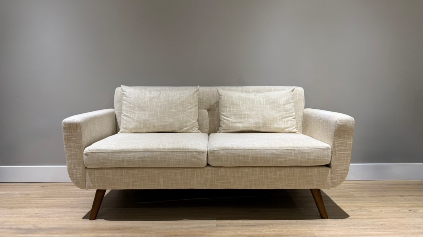 Beige Loveseat Sofa - Excellent Condition - photo 2