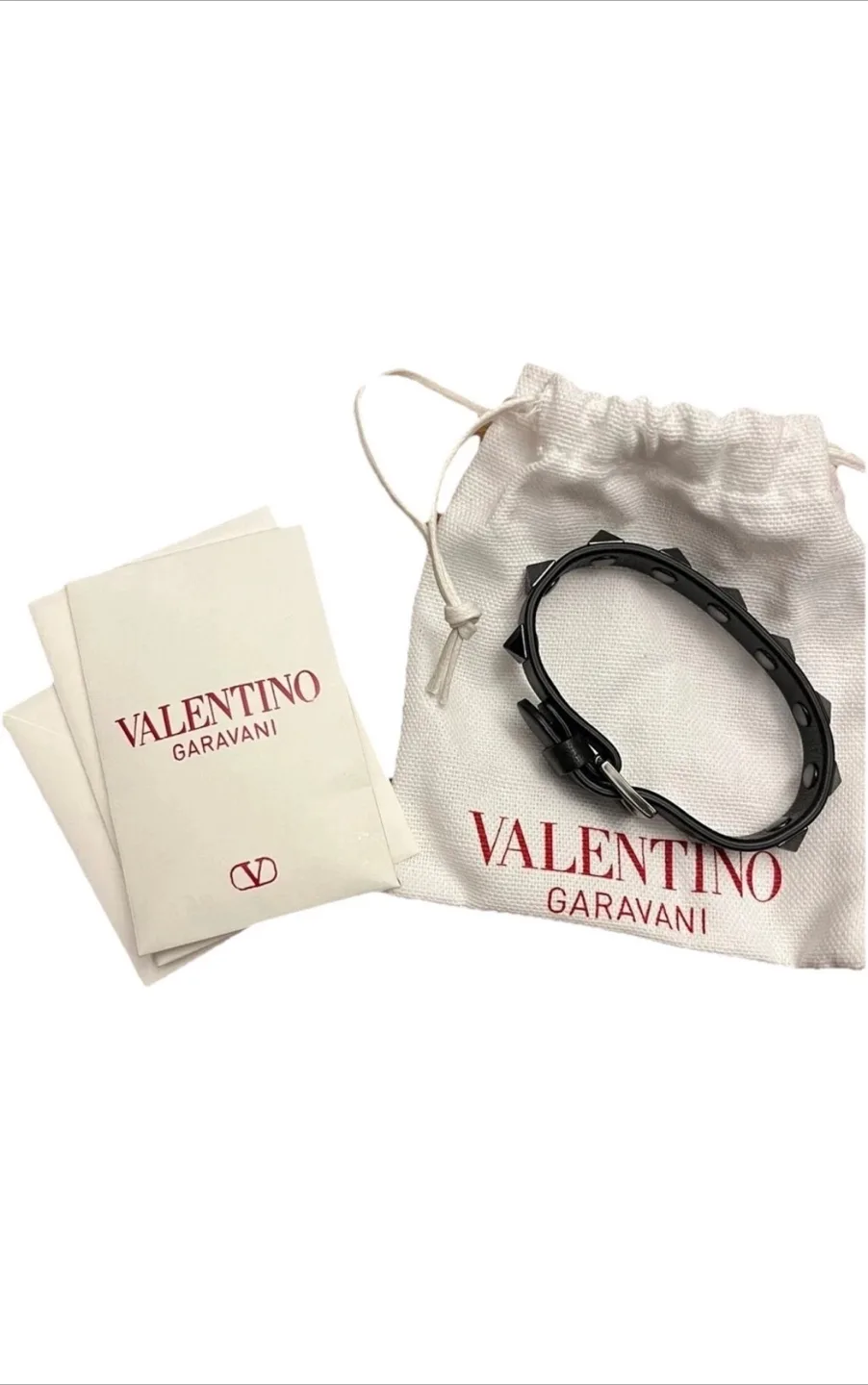 Valentino Garavani Rockstud Leather Bracelet thumbnail