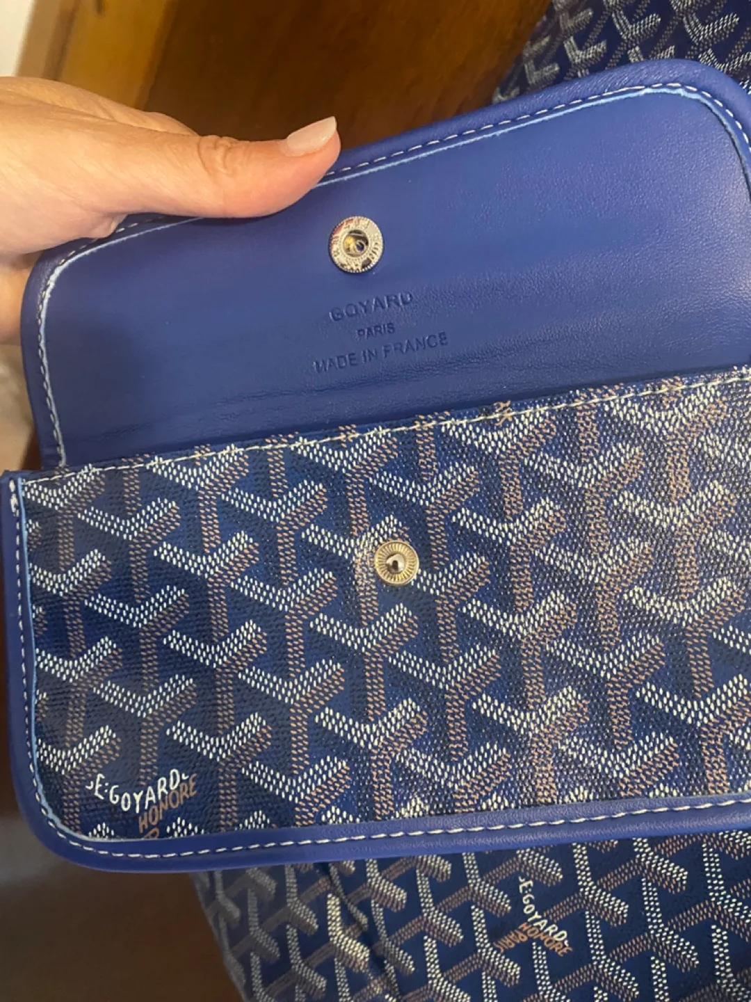 Goyard Blue Tote Bag large image indicator(3)