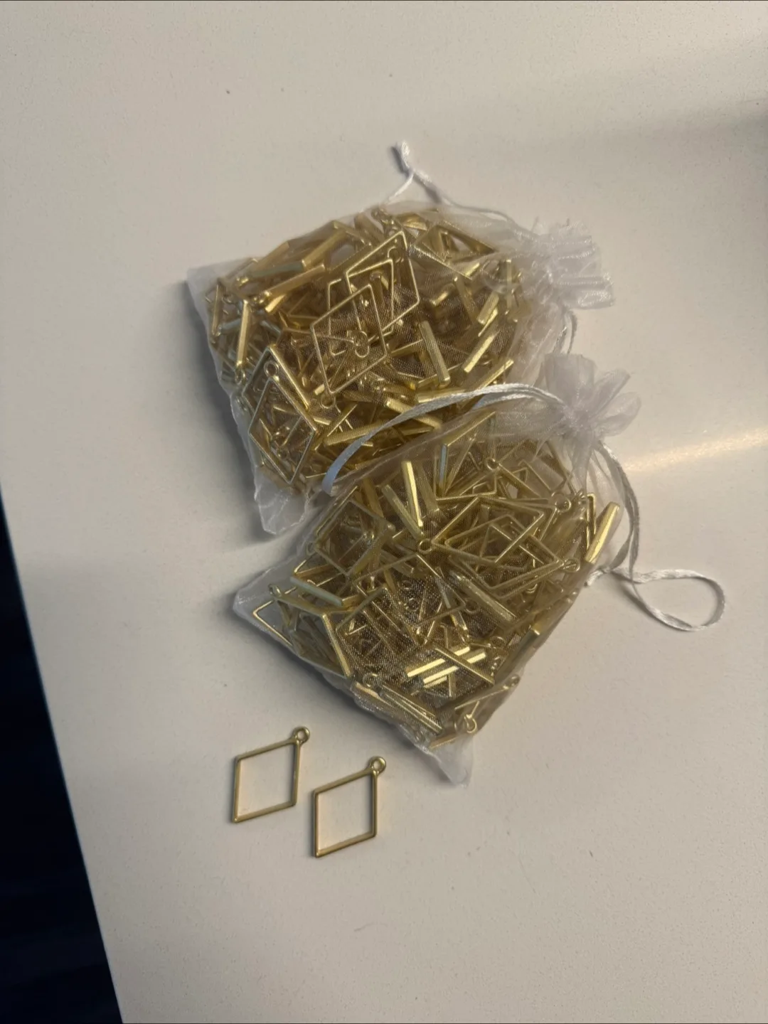 Gold Metal Diamond for Jewellery Making thumbnail