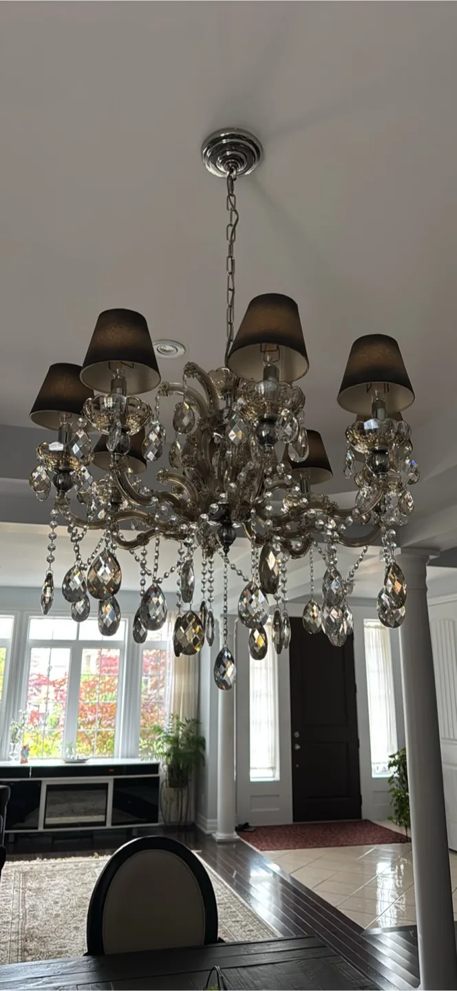 Elegant Pure Crystal Chandelier image indicator(2)