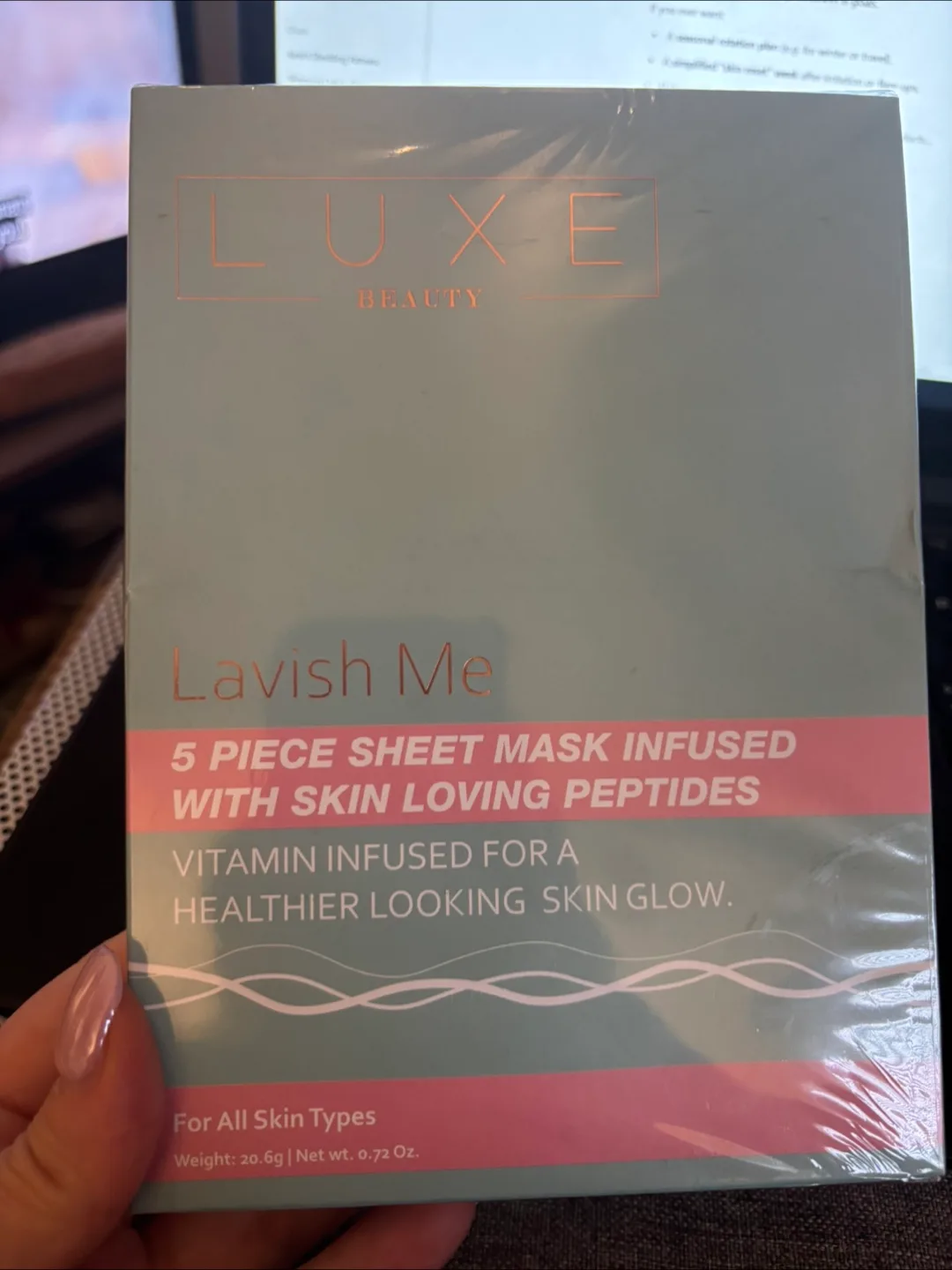 Luxe Beauty Lavish Me Sheet Mask Set (5) thumbnail