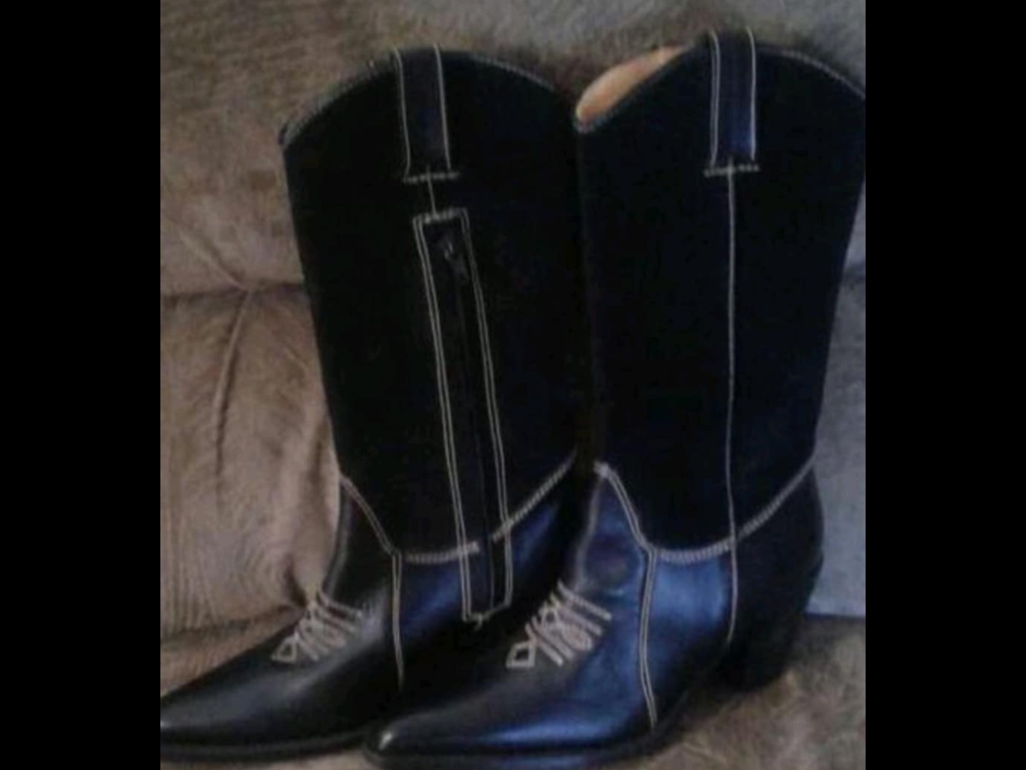Ladies  Black Cowgirl Boots