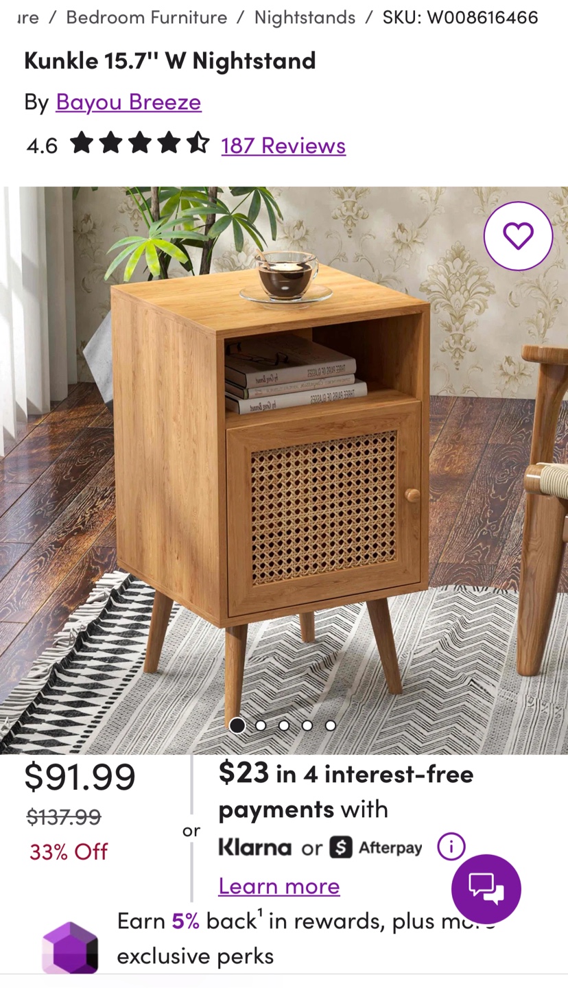 Wayfair Kunkle Nightstand