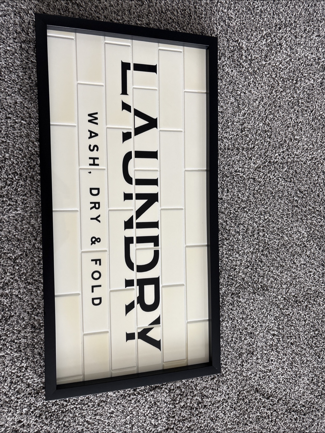 HomeTrends Laundry Room Wall Decor - photo 2