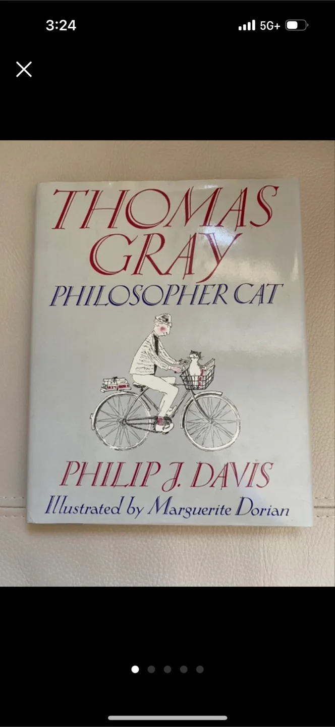 Thomas Gray Philosopher Cat by Philip J. Davis thumbnail