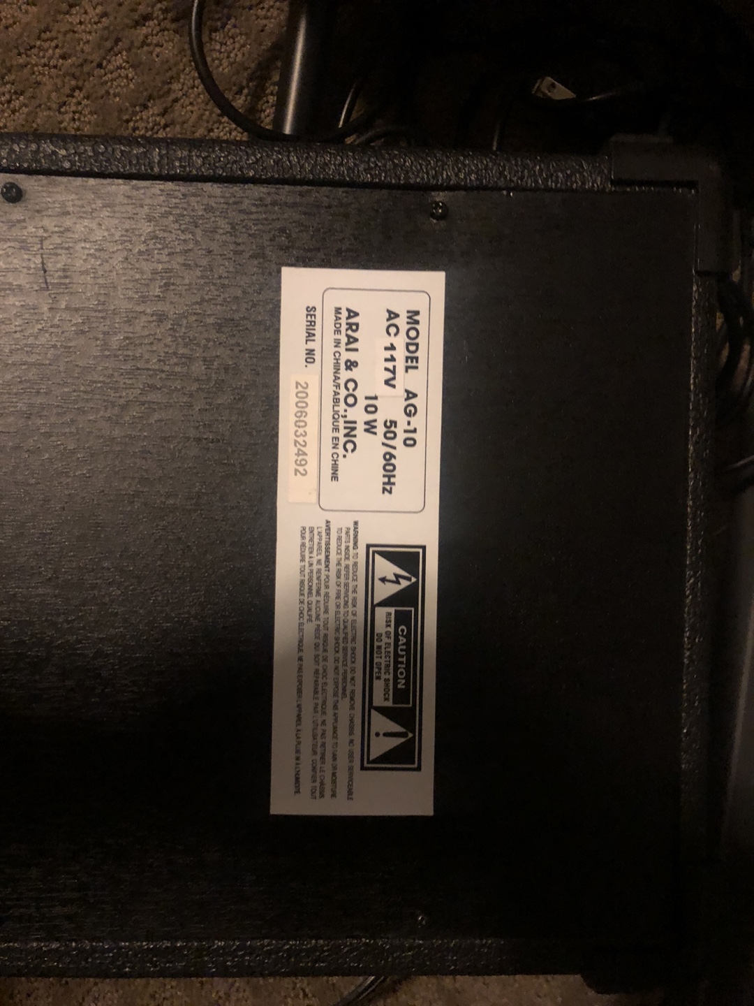 Aria AG-10 Guitar Amplifier - photo 3