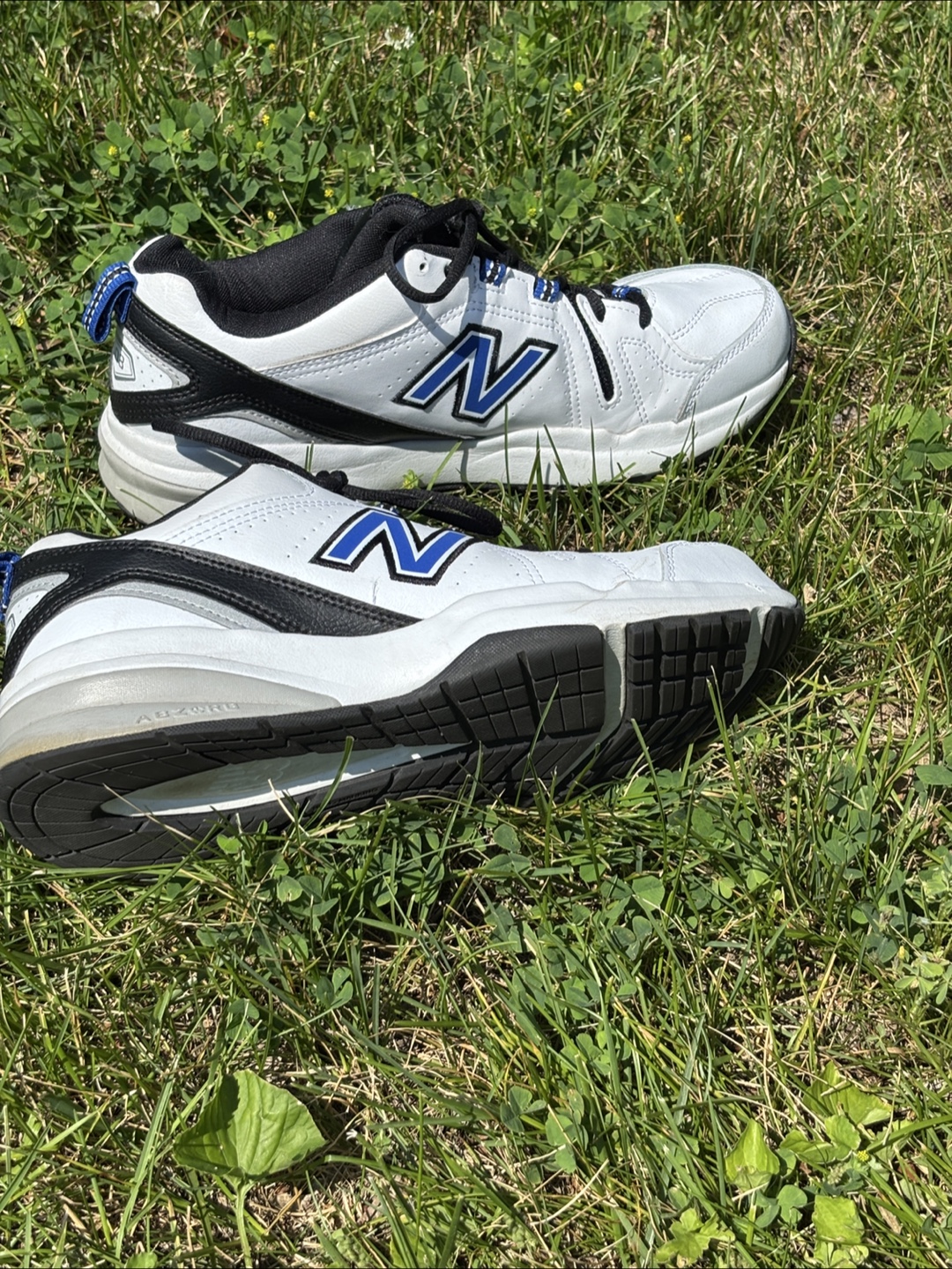 New Balance 608 White/Blue Sneakers