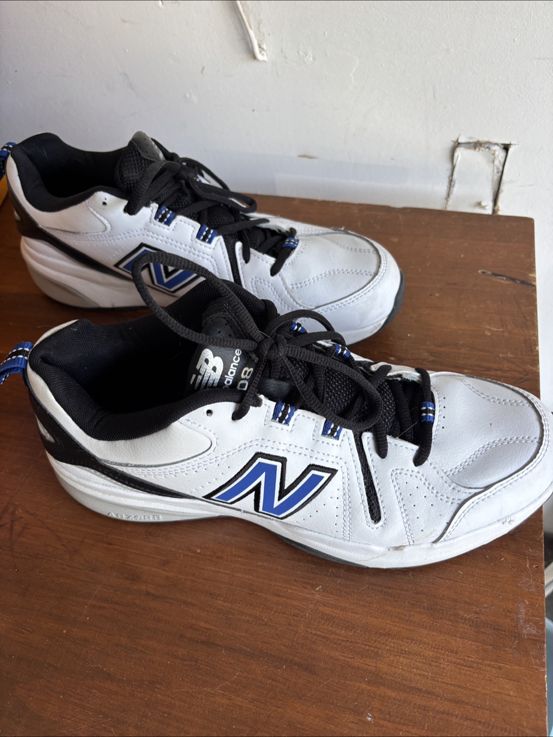 New Balance 608 White/Blue Sneakers - photo 2