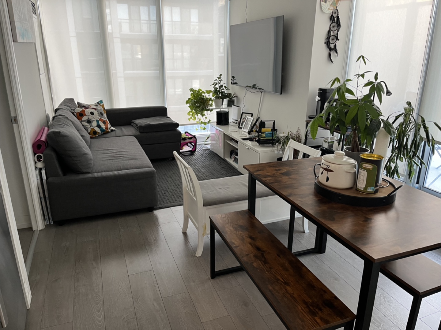 Dining Table and Bench Set - photo 2