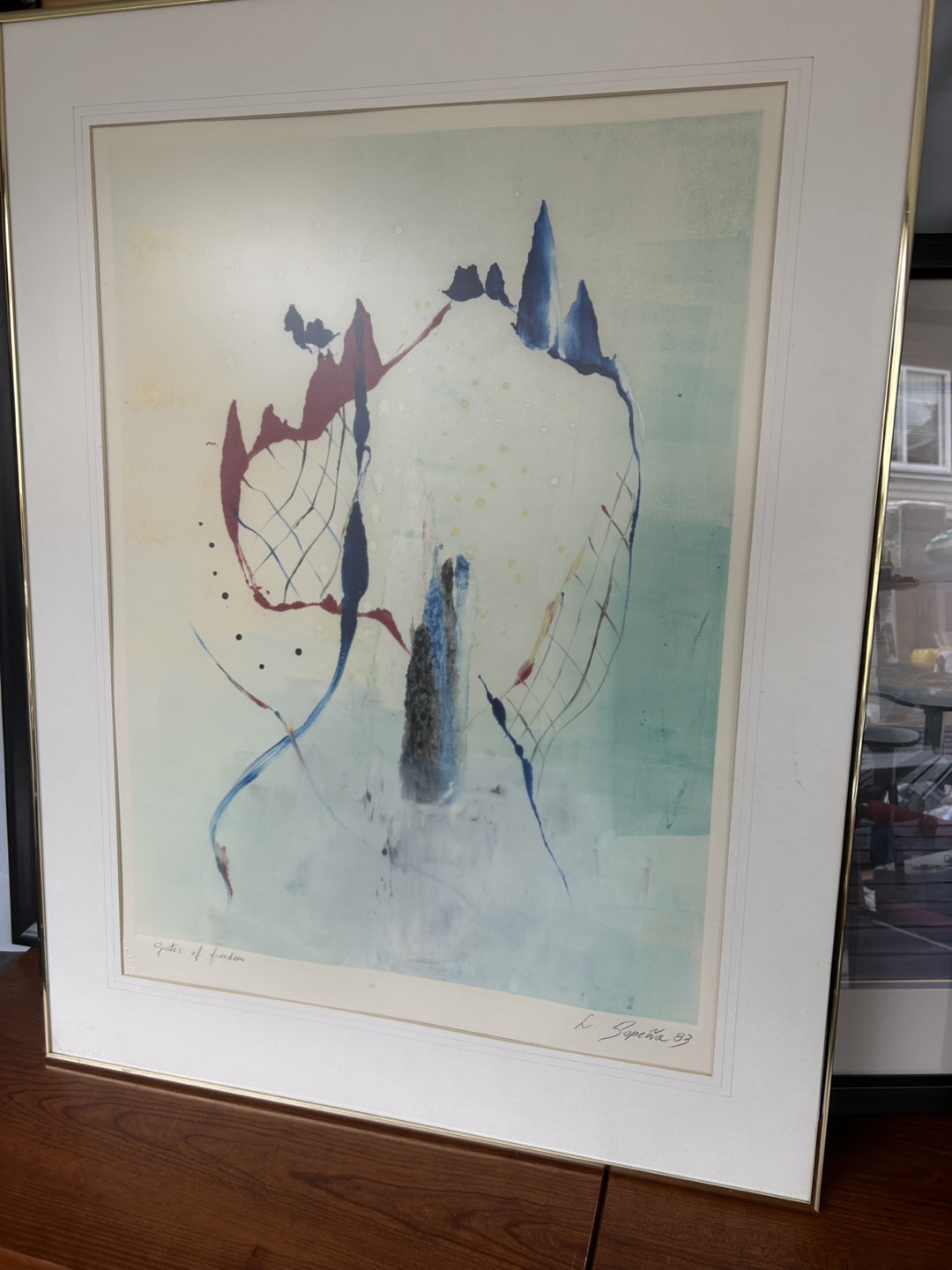 Framed Abstract Art Print
